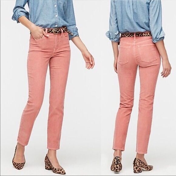J. Crew Pants - J.‎ Crew Dusty rose pink corduroy City Cut pants
